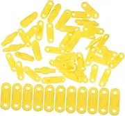 BESPORTBLE Racket Line Guard 100pcs Badminton Racket String Protectors Double Hole Design Plastic Material for Use