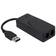 Fax Modem Dual Port USB2.0 56K External Modem Driver For 7/8/10/ Fit