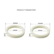 Long Term Lubrication and Dust Protection with 2 Pcs Foam Rings Oil Seal