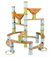 Udeas Bamboo Build & Run Jumbo Marble Run