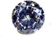 [HOSEKI] White Zircon Stone Baikrantamoni Zargun Jarkan Stone 6.8 Cts for Ring, Crystal, Crystal