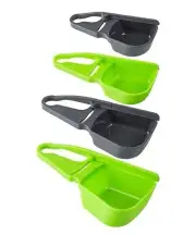 Set Of 4 Level-It Measuring Cups Scoop And Level With One Hand