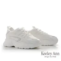 在飛比找momo購物網優惠-【Keeley Ann】輕量運動風厚底老爹鞋(米白色4265