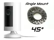 45 Degree Angle Mount Bracket Holder Wedge for Ring Indoor Cam Camera (Cam 2)