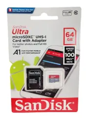 SanDisk Ultra microSDXC UHS-I Card with Adapter 64GB