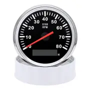 HD 3000 4000 6000 7000 8000 RPM 85MM Tachometer Tacho Gauge Red Light For Car Boat Diesel Gasoline Engine RPM Meter 12V/24V BS 8000 rpm