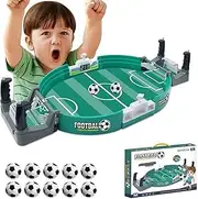 Football Interactive Table Game, Football Table Interactive Game, Mini Foosball Table for Kids with 10 Balls, Tabletop Football Soccer Pinball, Fun Soccer Educational Game Kids