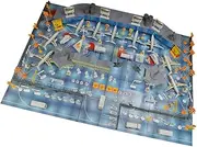 Kisangel 1 Set Educational Plane Model Creative Simulation Airport for Development Promotes Brain and Logic Skills Material for Play