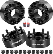 Richeer 6x120 Hubcentric Wheel Spacers for 2015-2023 Colorado, 2015-2022 Canyon, 2 inch 6x120mm Wheel Spacer for Acadia Traverse Blazer XT5 XT6 with 14x1.5 Studs & 66.9mm Center Bore