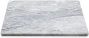 Diflart Natura Marble Stone Pastry Board for Kitchen, 16x20 Inch, Gray with White Veins, Marble Cutting Board Large with Non-Slip Feet for Keep The Dough Cool and Chocolate Tempering, Pack of 1 Pcs