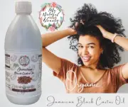 100% PURE JAMAICAN BLACK CASTOR OIL-BULK BUY-- 1 LITRE- ORGANIC- On Sale!
