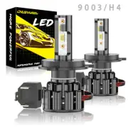 For Smart Fortwo 2016 - 2018 LED Headlight Light High Low Beam Bulbs H4 6000K (for: Smart)