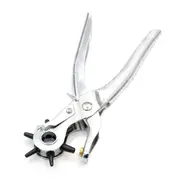 Leather Belt Eyelet Hole Punch Plier Puncher Craft Hand Tool Revolving - 2mm to 4mm