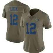 NWT Nike Indianapolis Colts Andrew Luck Salute to Service Green Jersey Women's M
