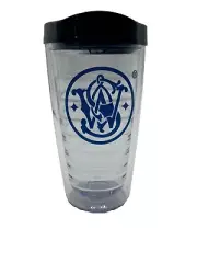 Smith & Wesson 16oz Tumbler Cup Lid Double Wall Clear BPA Free Made In USA! S&W