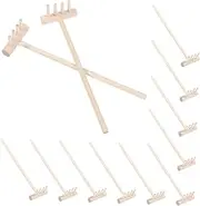 12pcs Mini Garden Rake Sandbox Rakes for Zen Garden and Practical Tabletop Tools for and Decoration