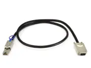 Monoprice 1m 28AWG External SAS 34pin (SFF-8470) Male w/ Thumbscrews to Mini ...