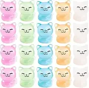 JOINPAYA 30pcs Glow-in-The-Dark Kittycorn Mini Figurine: Resin Cat Miniature for Garden, Micro Landscaping Ornaments, Mini Animals Decor