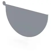 Stratco Half Round Gutter Stop End