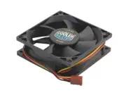 Cooler Master 80x80x25mm Dual Ball Bearing Quiet 12V 32CFM 3 Pin/ 4 Pin Case Fan