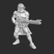 Battlefront Heavy Trooper Rifle- DARK FIRE | Legion compatible - 3D printed