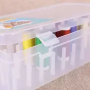 Sewing Thread Storage Box 42 Pieces Spools Bobbin Carrying Case Holder Cr.GA CR