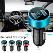 Fast Car Charger USB Cigarette Lighter Socket 2-Port Adapter For iPhone Samsung~