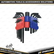 22 Pcs of PK Tool Metric & SAE Hex Key Set with Handle for Extra Leverage