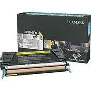Lexmark C736H1YG YELLOW TONER PREBATE YIELD 10,000 PAGES FOR C736