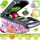 15-In-1 Vegetable Fruit Chopper Cutter Food Onion Veggie Dicer Slicer Kitchen WS