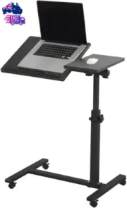 Adjustable Laptop Table,Lifting and Rotating Laptop Desk,Tiltable Mobile Standin