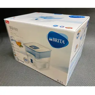 【德國 BRITA】桌上型濾水箱 8.2L FLOW 濾水壺 內含 Maxtra plus濾芯 組合賣場 露營用 水箱