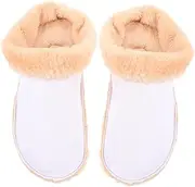 Healvian Winter Plush Shoe Liners Inserts for Men and Women Fluffy Replacement Insoles Warm Removable Liners for Hole Shoes Thick and Cozy Footwear Accessories