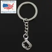 Vampire Dracula Teeth Love Halloween Lovers Scary Gift Steel Silver Keychain