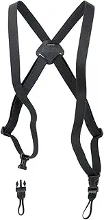 OP/TECH USA Bino/Cam Harness - Self-Adjusting Harness with Quick Disconnects - Elastic