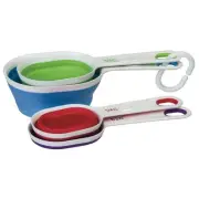 Progressive International BA-545 Collapsible Measuring Cups - Set of 5, Space...