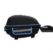 Bicycle Hard Cover Detachable Shell Package Tail Box with Mountain Bike Rack Bag Black blue_28.5*19*18.5cm