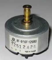 Mabuchi RF-500 Motor w/ Pulley for VCR / CD / DVD Player - 9V DC - RF-500T-12580
