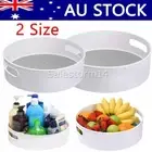 Lazy Susan Turntable Spice Rack Organizer for Kitchen Cabinet Storage Tray oz