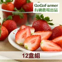 在飛比找台灣好農優惠-【GoGoFarmer】有機草莓 (300g/盒)*12盒