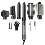 Hair Dryer Brush & 6 in 1 Hair Styler, Silver, 110 Volts, 1200 Watts, Ionic T...