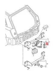 OEM AUDI Q7 4MB 4MG Repair Set 4M0898493A