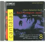 Bach Collegium Japan - Complete Cantatas Viii: #22, 23, 75 [New CD]