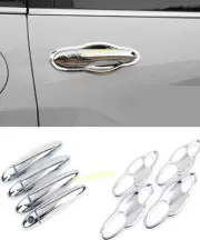 Chrome Door Handle Bowl Cover Trim For 2017-2021 Jeep Compass Full Set (for: Jeep)
