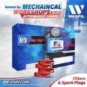 Wesfil Platinum Spark Plugs Filter Kit for Honda Civic AH AK AN 1.5L EW2 4Cyl (for: Honda Civic)