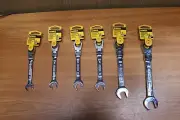 Dewalt Metric flex head ratchet spanner 12 13 14 15 17 19mm single