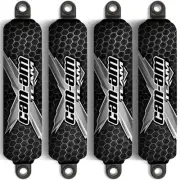 Black X Can Am Team Shock Covers BRP Commander Maverick DS 800 1000 (Set 4) NEW