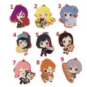 Anime BanG Dream! Rubber keychain Key Ring Race Straps cosplay