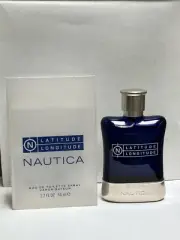 Nautica Latitude Longitude Men's Eau De Toilette Vaporisateur Spray 3.4 OZ NEW