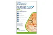Revolution PLUS Flea, Worm & Tick Topical Prevention for Large Cats 5.1-10kg - 6-Pack